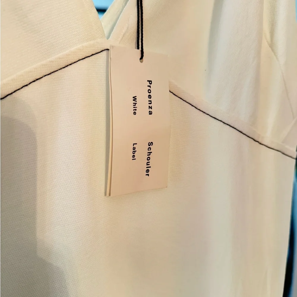 NWT 💛◻️Proenza Schouler LLC ◻️💛 crêpe color, Block pleated Dress👗 women’s 8 - Picture 4 of 7